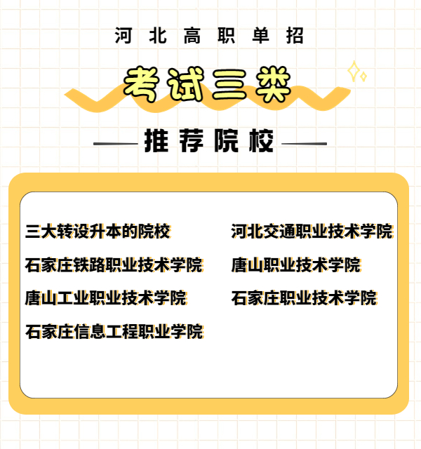 各大类推荐院校及专业
